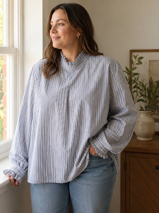 Zara Tops - ZARA Striped Blouse